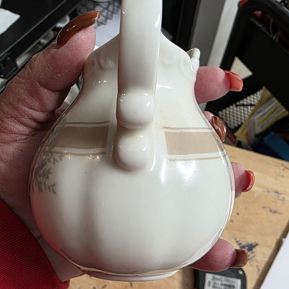 Source Unknown Floral Cream Pitcher - Picture 3 of 9